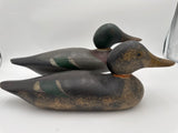 Mason mallard painted eye pair