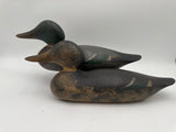 Mason mallard painted eye pair