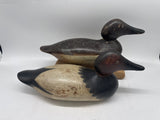 Pair Mason canvasbacks