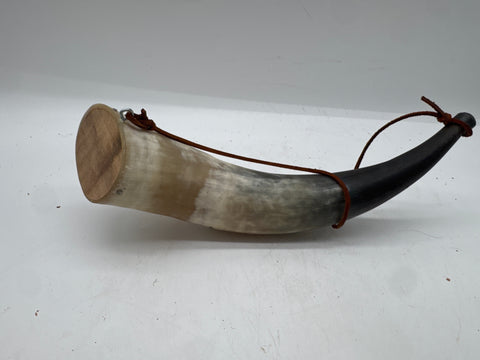 steer horn for black powder